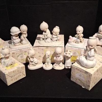 Precious Moments Figurine Collection With Original Boxes