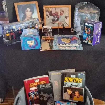 Star Trek & Star Wars Collectible Collection With Books, Figurines & Memorabilia