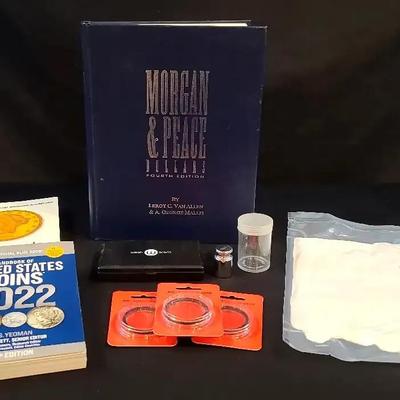 Coin Collecting Books & Supplies Featuring Morgan & Peace Dollars Reference