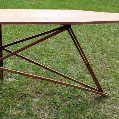Early 1900s Wooden Antique Ironing Board