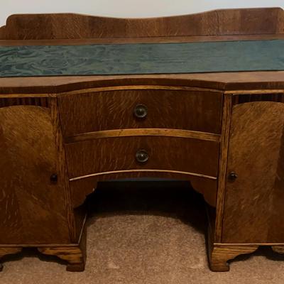 Vintage Dresser with Green Topper