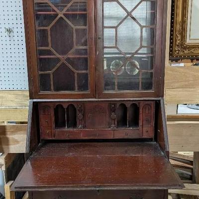 Wood Secretary w/ Ball & Claw Feet