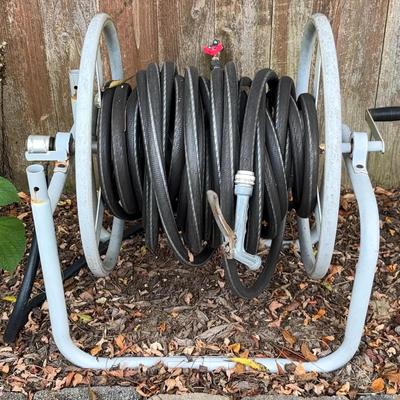 Garden Water Hose with Metal Hose Reel