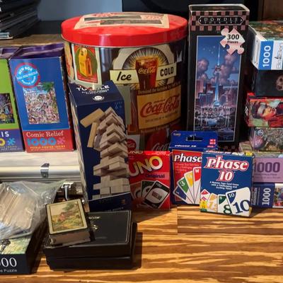Games & Puzzles Collection Featuring Cards, Puzzles & More