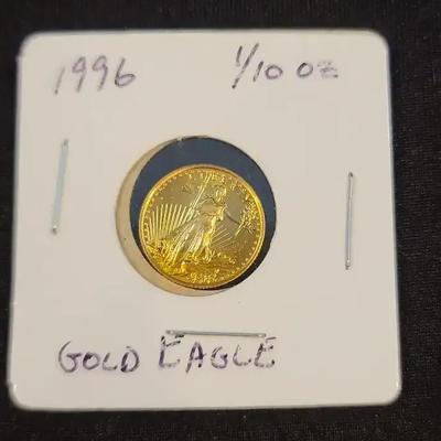 1996 1/10 oz American Gold Eagle Coin
