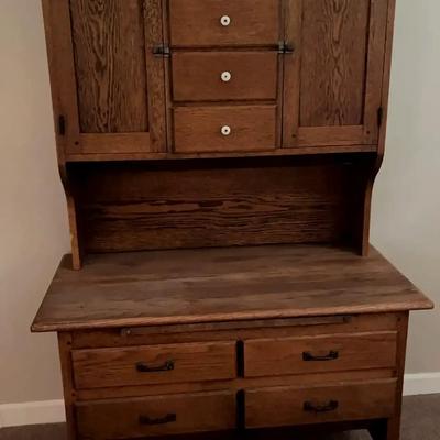 Wooden Kitchen Hutch Cabinet