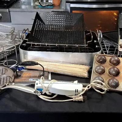 Grilling & Kitchen Tool Collection Featuring Presto Carver and Specialty Baskets