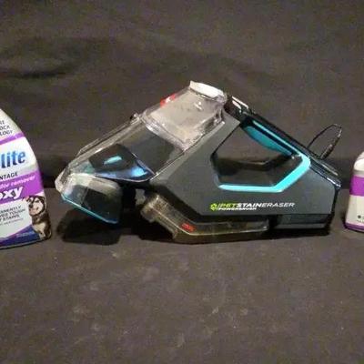Bissell Pet Stain Eraser PowerBrush With Woolite Pet Stain Removers