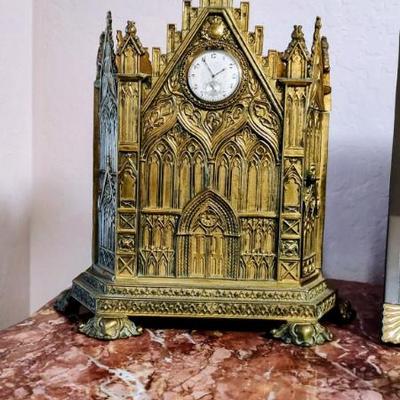 Antique French pocket watch holder