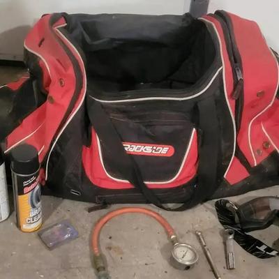 Trackside Motorcycle Gear Bag with Accessories