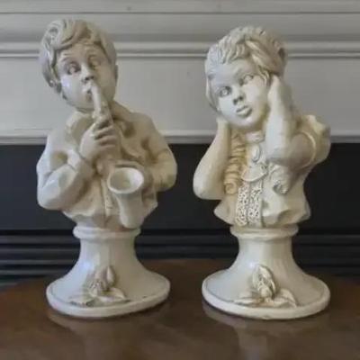 J. Kendrick for Universal Statuary Corp. Chalk Figures