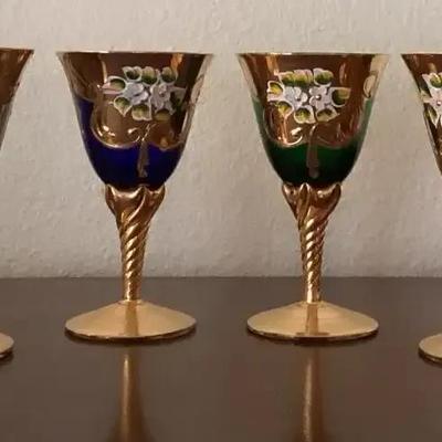 Bohemian Wine Glasses 