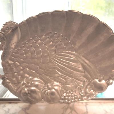 Gorham Metal Turkey Platter 