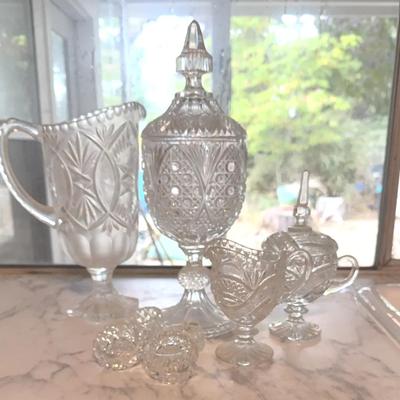 Echt BLEIKRISTALL German Crystal w/Finial Top & Others 