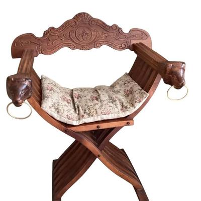 Renaissance Revival Savonarola Chair