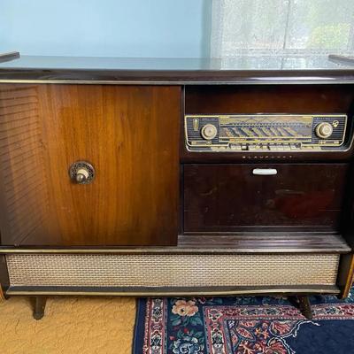 Mid Century Blaupunkt Stereo Console