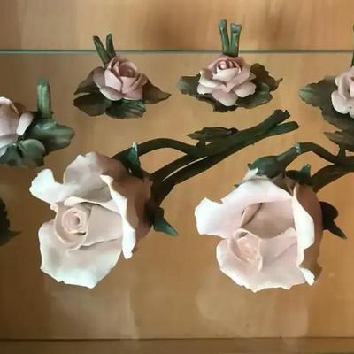 Pink Ceramic Roses
