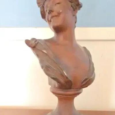 Bust of a Woman, Cast Metal 