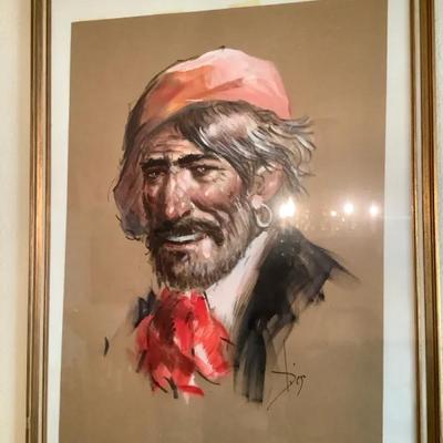 Gypsy with a Red Hat - By Diego c 1979
