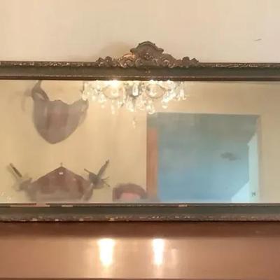 Antique 3 Piece Mirror 