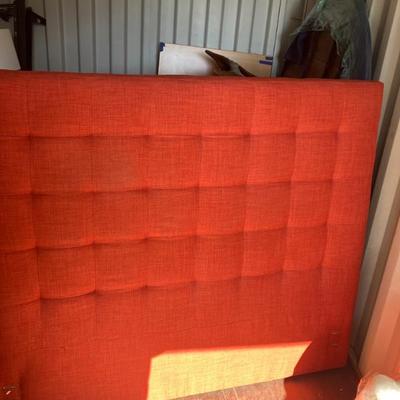 Burnt Ember Upholstered Queen headboard 