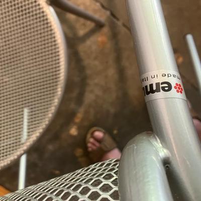 Italian Aluminum Designer chairs 