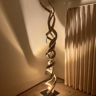 7 ft tall Wood Sculpture 