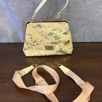 Sharif Small Faux Fur Handbag With Strap Included 