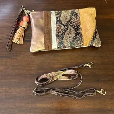 9” x 6” Sharif Handbag With Strap Included 