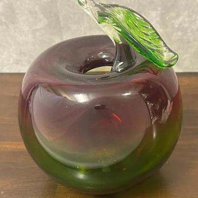 Dale Tiffany Big Apple Glass Art Sculpture 