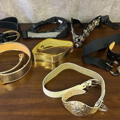 7 Assorted Women’s Belts 