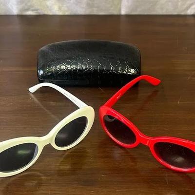 2 Pair Unbranded Women’s Stylish Sunglasses & Iman Case