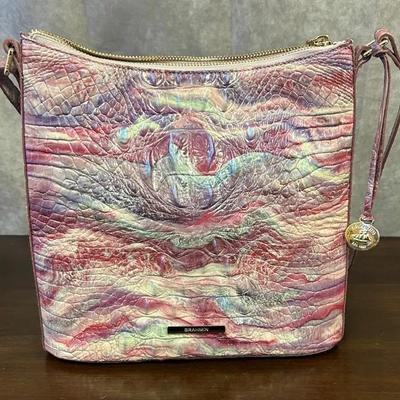 Brahmin Pink Leather Shoulder Bag 