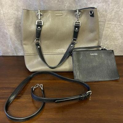Calve  Klein Handbag & Purse Pair