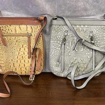 Pair Of M.C Brand Leather Small Shoulder Bags
