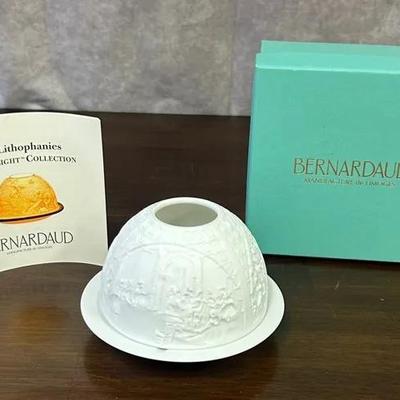 Bernardaud Les Lithophanes Porcelain Candle Holder 