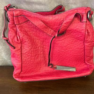 Vince Camuto Small Red Leather Purse Strap Included 