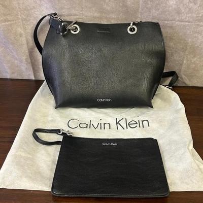 Calvin Klein Handbag & Wallet Pair