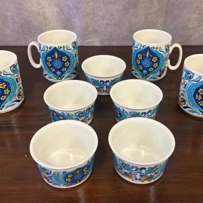 Villeroy & Boch Izmir 4 Mug Set & 5 Ramekin Dish Set