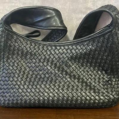 Robert Zer Black Leather Purse