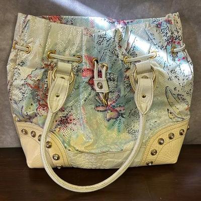 Cappopera Blue & White Floral Pattern Purse 