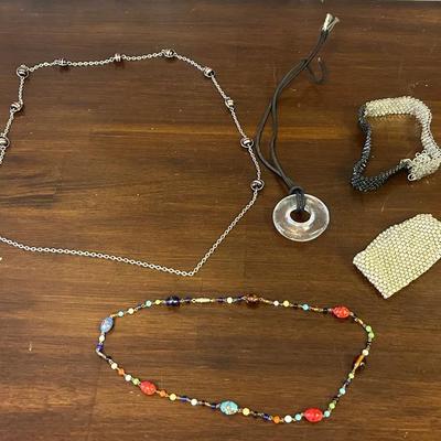 Costume Jewelry, Assorted Necklaces & Bracelet 