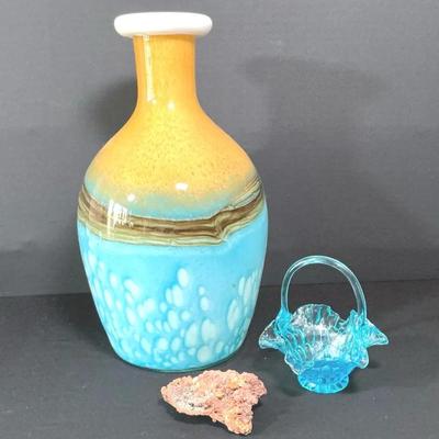 Hand Blown Glass Vase & More 