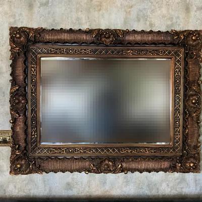 Large Ornate Wall Mirror
