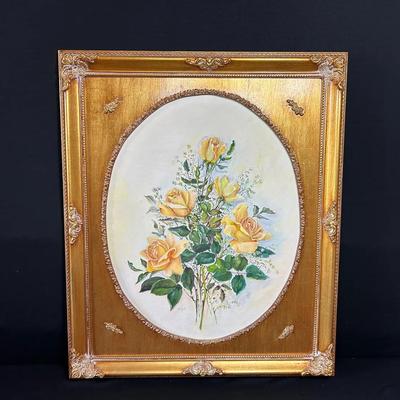 Yellow Roses- Original Painting 