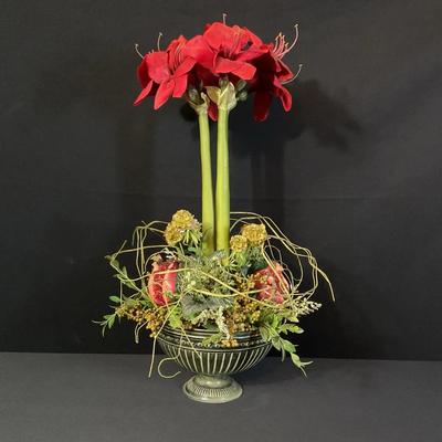 Amaryllis Faux Plant