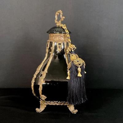 Vintage Castilian Black Bottle Vase