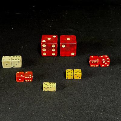 Vintage Dice Pairs