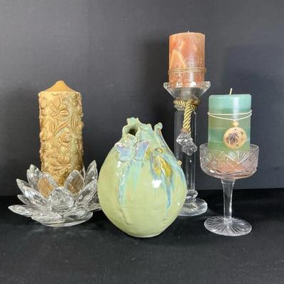 Crystal Candle Holders & More