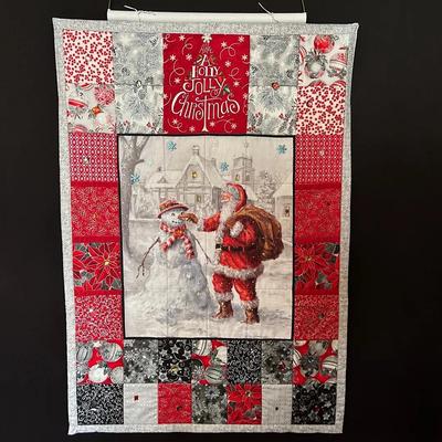 Santa Quilted Wall Hanging